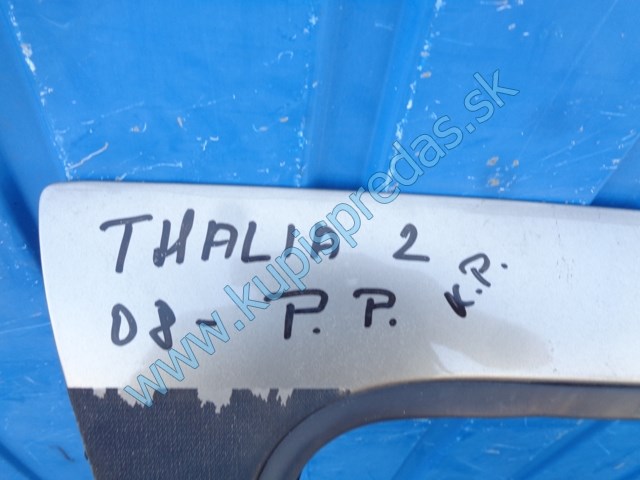 pravé predné dvere na renault tháliu II